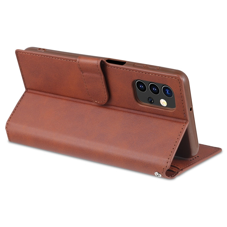 For Samsung Galaxy A32 5G AZNS Calf Texture Horizontal Flip Leather Case with Holder & Card Slots & Wallet & Photo Frame