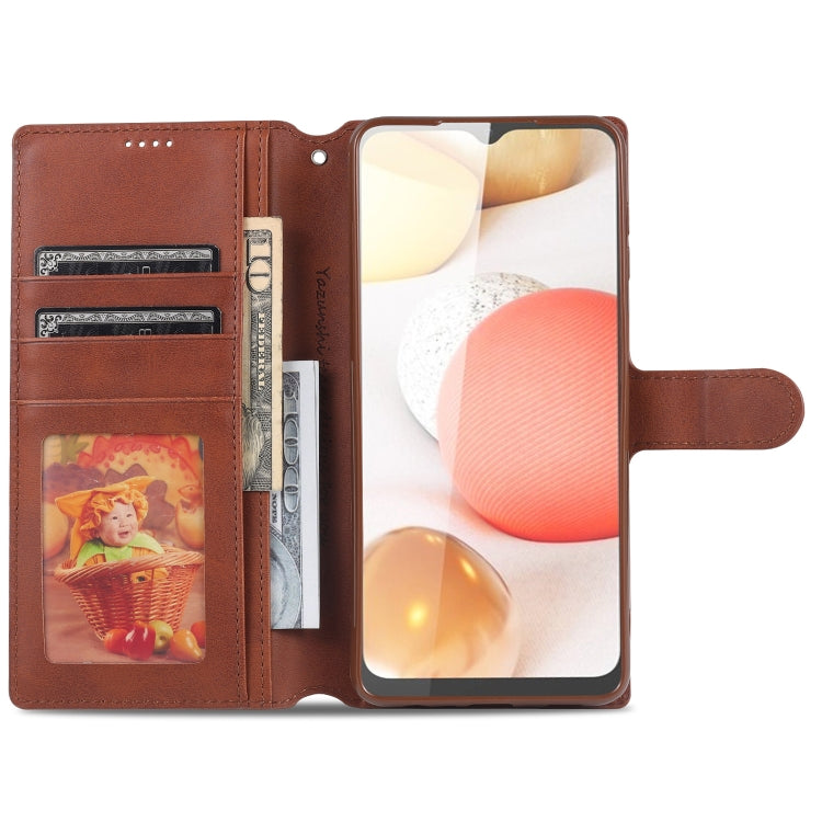 For Samsung Galaxy A32 5G AZNS Calf Texture Horizontal Flip Leather Case with Holder & Card Slots & Wallet & Photo Frame