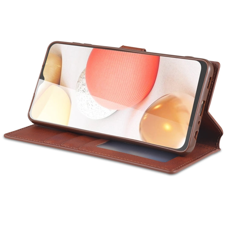 For Samsung Galaxy A32 5G AZNS Calf Texture Horizontal Flip Leather Case with Holder & Card Slots & Wallet & Photo Frame