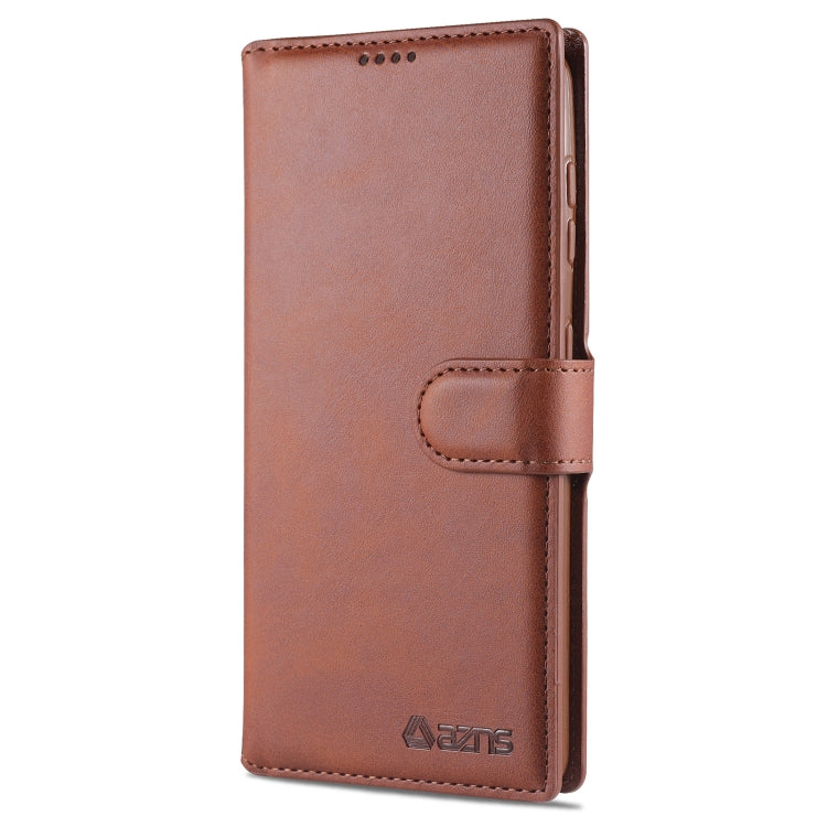 For Samsung Galaxy S21 5G AZNS Calf Texture Horizontal Flip Leather Case with Holder & Card Slots & Wallet & Photo Frame