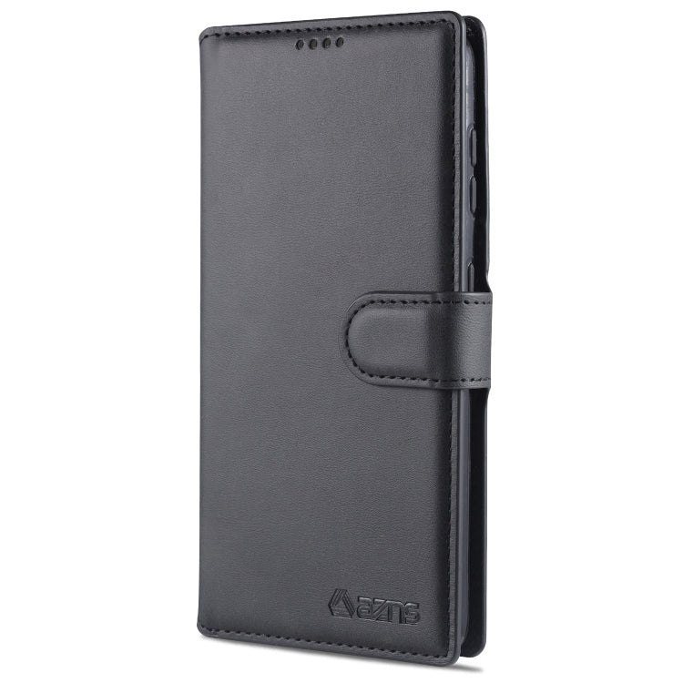 For Samsung Galaxy S21 5G AZNS Calf Texture Horizontal Flip Leather Case with Holder & Card Slots & Wallet & Photo Frame