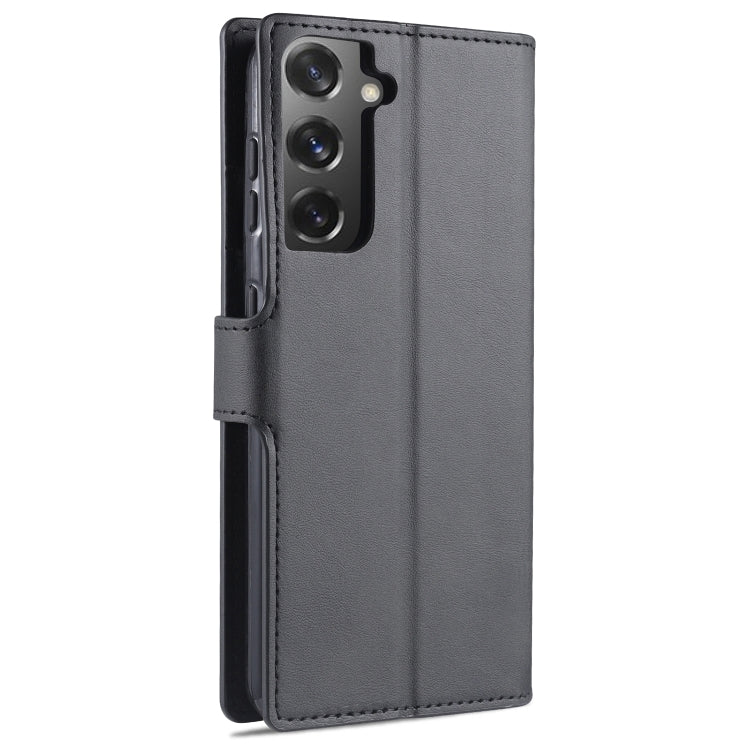 For Samsung Galaxy S21 5G AZNS Calf Texture Horizontal Flip Leather Case with Holder & Card Slots & Wallet & Photo Frame