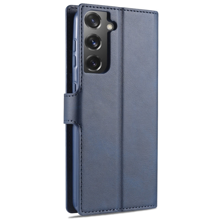 For Samsung Galaxy S21 5G AZNS Calf Texture Horizontal Flip Leather Case with Holder & Card Slots & Wallet & Photo Frame