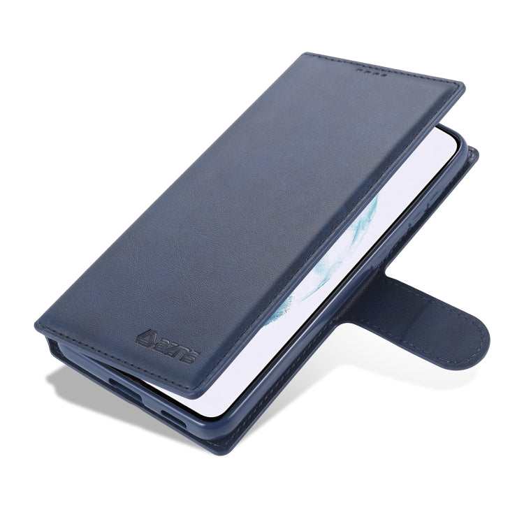 For Samsung Galaxy S21 5G AZNS Calf Texture Horizontal Flip Leather Case with Holder & Card Slots & Wallet & Photo Frame