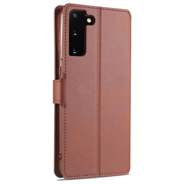 For Samsung Galaxy S21+ 5G AZNS Calf Texture Horizontal Flip Leather Case with Holder & Card Slots & Wallet & Photo Frame