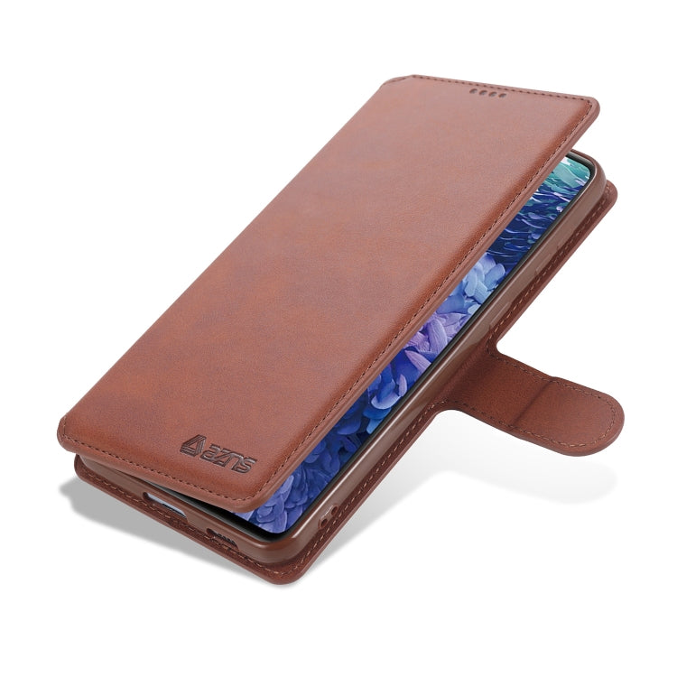 For Samsung Galaxy S21+ 5G AZNS Calf Texture Horizontal Flip Leather Case with Holder & Card Slots & Wallet & Photo Frame