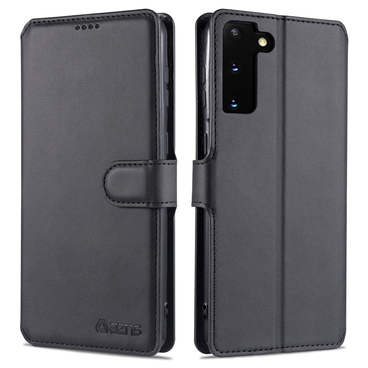 For Samsung Galaxy S21+ 5G AZNS Calf Texture Horizontal Flip Leather Case with Holder & Card Slots & Wallet & Photo Frame