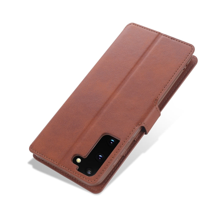 For Samsung Galaxy S21+ 5G AZNS Calf Texture Horizontal Flip Leather Case with Holder & Card Slots & Wallet & Photo Frame
