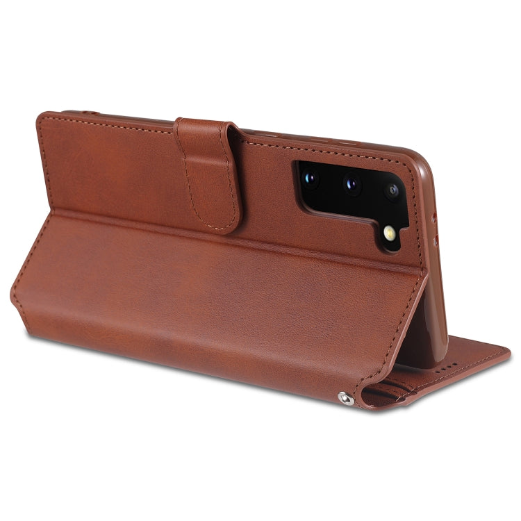 For Samsung Galaxy S21+ 5G AZNS Calf Texture Horizontal Flip Leather Case with Holder & Card Slots & Wallet & Photo Frame
