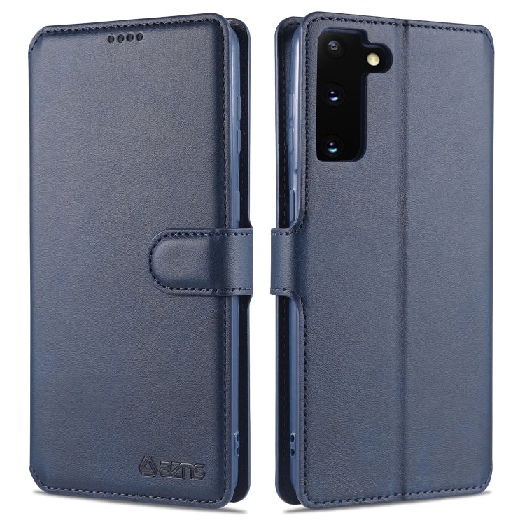 For Samsung Galaxy S21+ 5G AZNS Calf Texture Horizontal Flip Leather Case with Holder & Card Slots & Wallet & Photo Frame