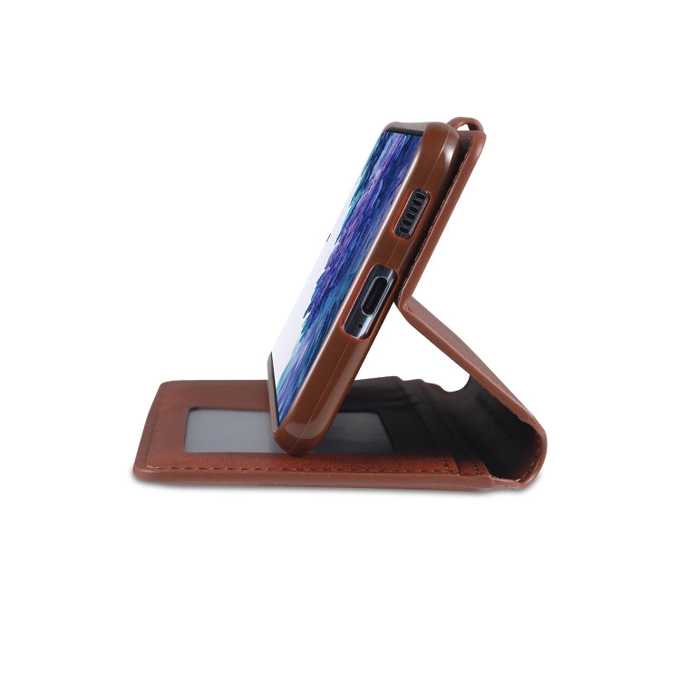 For Samsung Galaxy S21+ 5G AZNS Calf Texture Horizontal Flip Leather Case with Holder & Card Slots & Wallet & Photo Frame