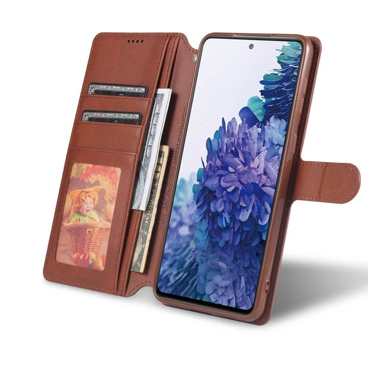 For Samsung Galaxy S21+ 5G AZNS Calf Texture Horizontal Flip Leather Case with Holder & Card Slots & Wallet & Photo Frame