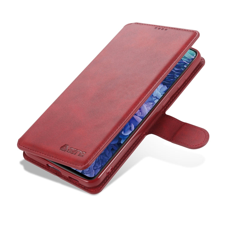 For Samsung Galaxy S21+ 5G AZNS Calf Texture Horizontal Flip Leather Case with Holder & Card Slots & Wallet & Photo Frame