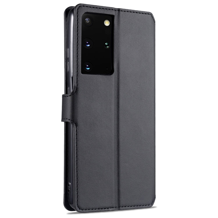 For Samsung Galaxy S21 Ultra 5G AZNS Calf Texture Horizontal Flip Leather Case with Holder & Card Slots & Wallet & Photo Frame