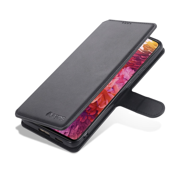 For Samsung Galaxy S21 Ultra 5G AZNS Calf Texture Horizontal Flip Leather Case with Holder & Card Slots & Wallet & Photo Frame