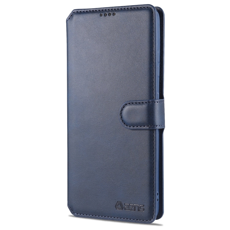 For Samsung Galaxy S21 Ultra 5G AZNS Calf Texture Horizontal Flip Leather Case with Holder & Card Slots & Wallet & Photo Frame