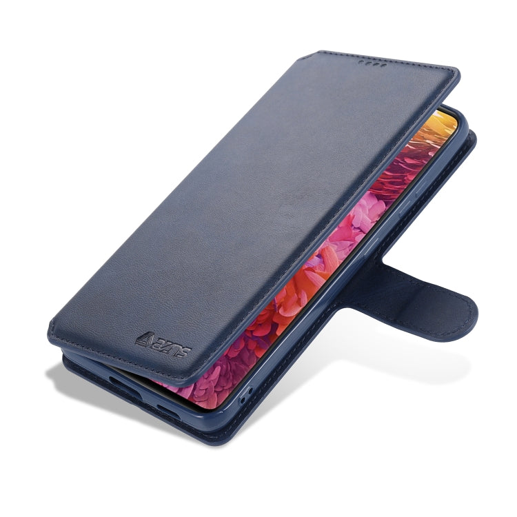 For Samsung Galaxy S21 Ultra 5G AZNS Calf Texture Horizontal Flip Leather Case with Holder & Card Slots & Wallet & Photo Frame