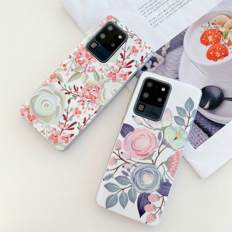 For Samsung Galaxy Note20 Colorful Flower Pattern TPU Protective Case