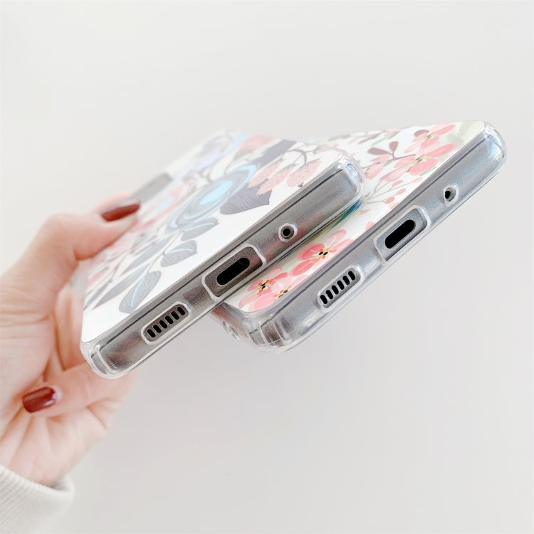 For Samsung Galaxy Note20 Colorful Flower Pattern TPU Protective Case