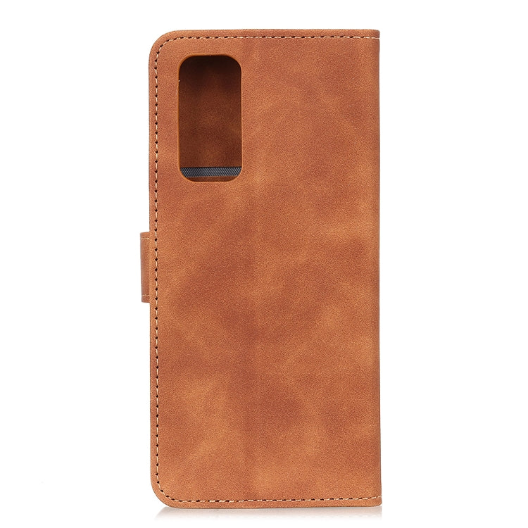 For OnePlus 9 KHAZNEH Retro Texture PU + TPU Horizontal Flip Leather Case with Holder & Card Slots & Wallet
