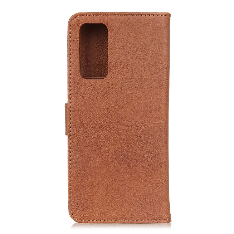 For OnePlus 9 KHAZNEH Cowhide Texture Horizontal Flip Leather Case with Holder & Card Slots & Wallet