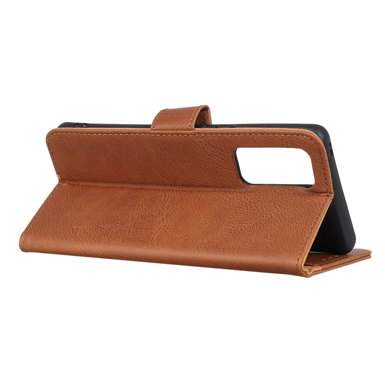 For OnePlus 9 KHAZNEH Cowhide Texture Horizontal Flip Leather Case with Holder & Card Slots & Wallet