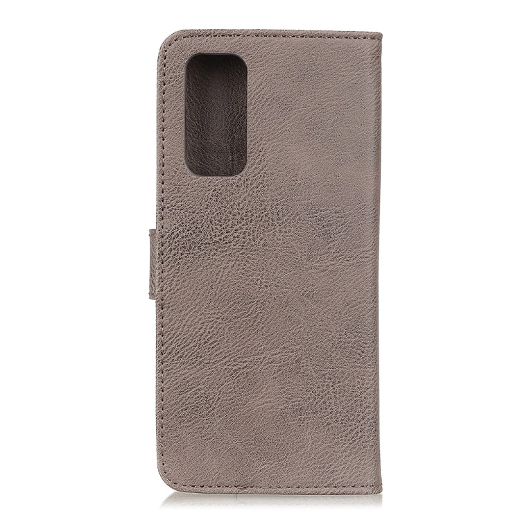 For OnePlus 9 KHAZNEH Cowhide Texture Horizontal Flip Leather Case with Holder & Card Slots & Wallet