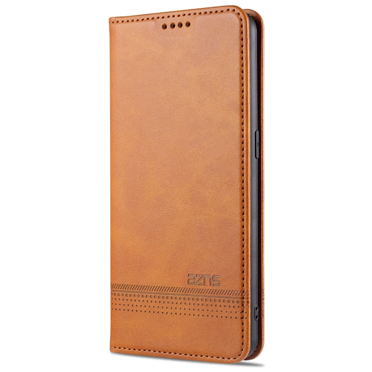 For Oppo Reno5 5G AZNS Magnetic Calf Texture Horizontal Flip Leather Case with Card Slots & Holder & Wallet