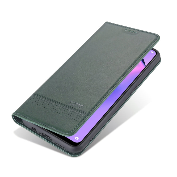 For Oppo Reno5 5G AZNS Magnetic Calf Texture Horizontal Flip Leather Case with Card Slots & Holder & Wallet