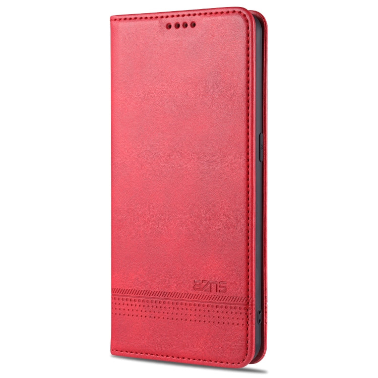 For Oppo Reno5 Pro 5G AZNS Magnetic Calf Texture Horizontal Flip Leather Case with Card Slots & Holder & Wallet