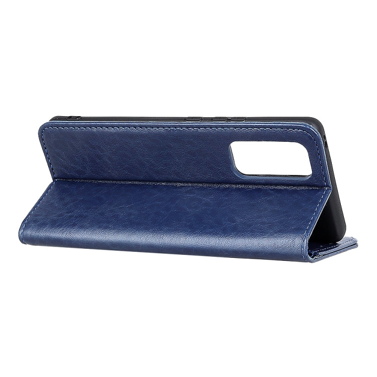 For OnePlus 9 Magnetic Crazy Horse Texture Horizontal Flip Leather Case with Holder & Card Slots & Wallet