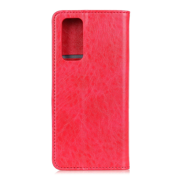 For OnePlus 9 Magnetic Crazy Horse Texture Horizontal Flip Leather Case with Holder & Card Slots & Wallet