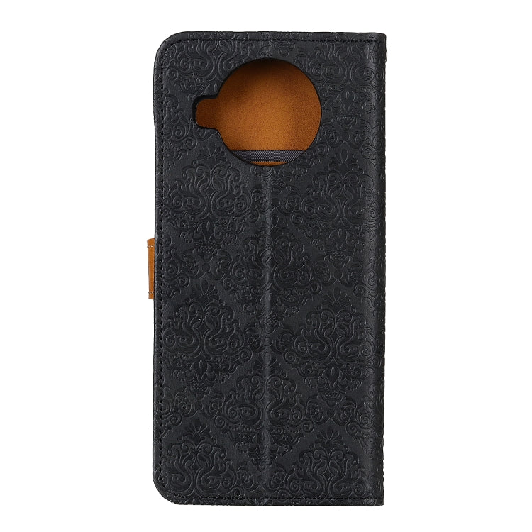 For Nokia 8.3 European Floral Embossed Copper Buckle Horizontal Flip PU Leather Case with Holder & Card Slots & Wallet & Photo Frame