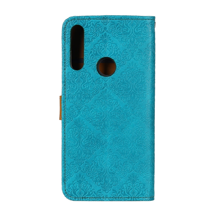 For Alcatel 1S (2020) European Floral Embossed Copper Buckle Horizontal Flip PU Leather Case with Holder & Card Slots & Wallet & Photo Frame