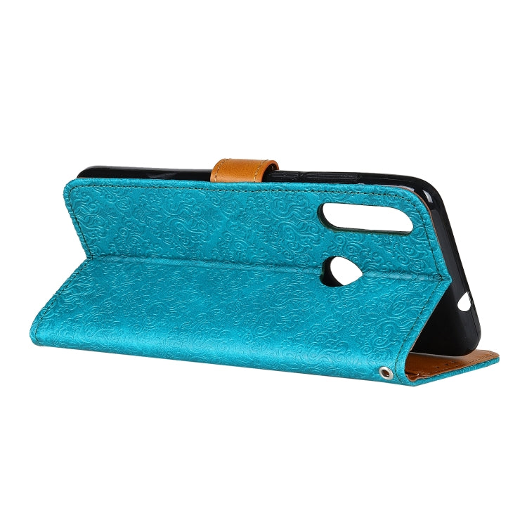 For Alcatel 1S (2020) European Floral Embossed Copper Buckle Horizontal Flip PU Leather Case with Holder & Card Slots & Wallet & Photo Frame