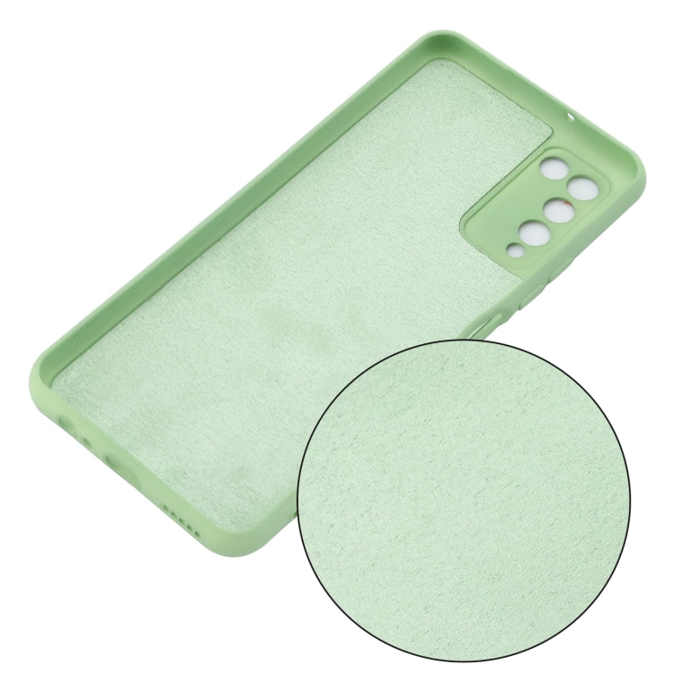 For Huawei Honor 10X Lite Pure Color Liquid Silicone Shockproof Full Coverage Case