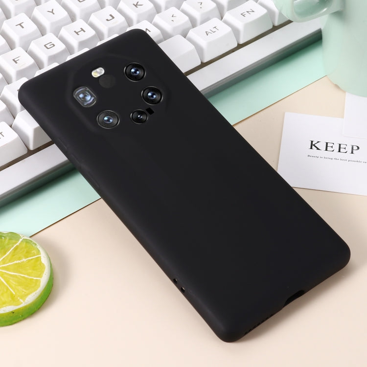 For Huawei Mate 40 RS Pure Color Liquid Silicone Shockproof Full Coverage Case