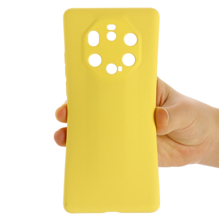 For Huawei Mate 40 RS Pure Color Liquid Silicone Shockproof Full Coverage Case