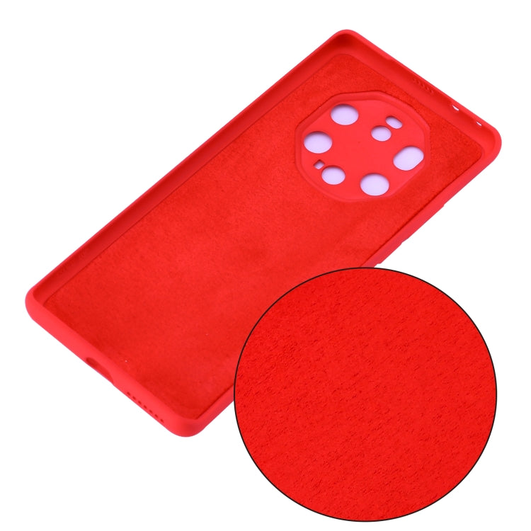 For Huawei Mate 40 RS Pure Color Liquid Silicone Shockproof Full Coverage Case