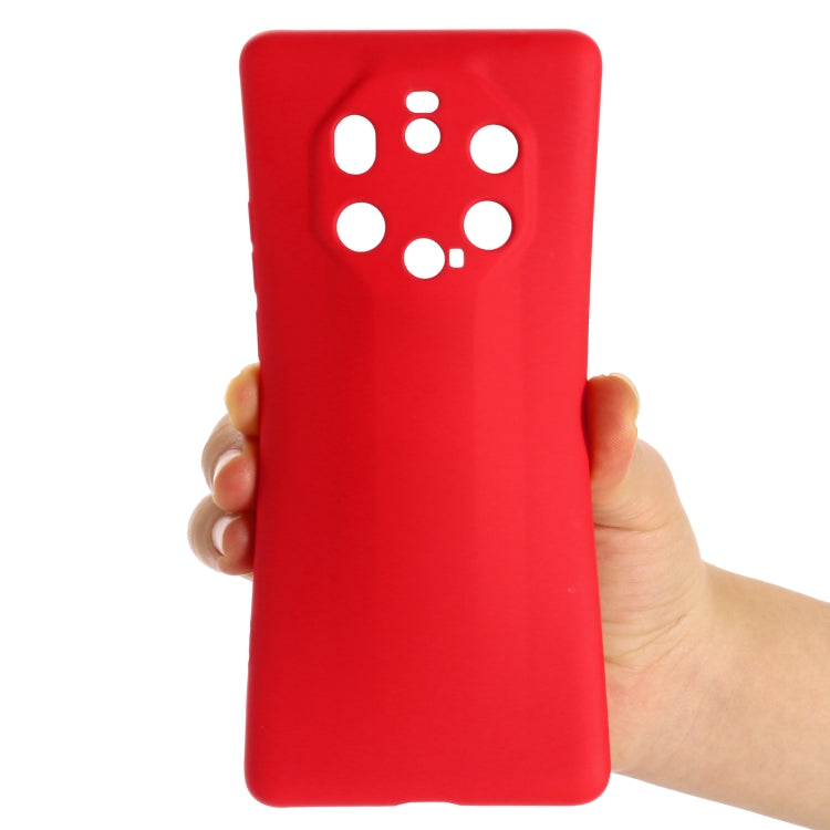 For Huawei Mate 40 RS Pure Color Liquid Silicone Shockproof Full Coverage Case