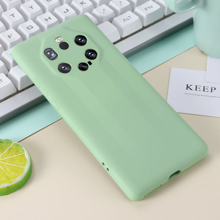 For Huawei Mate 40 RS Pure Color Liquid Silicone Shockproof Full Coverage Case