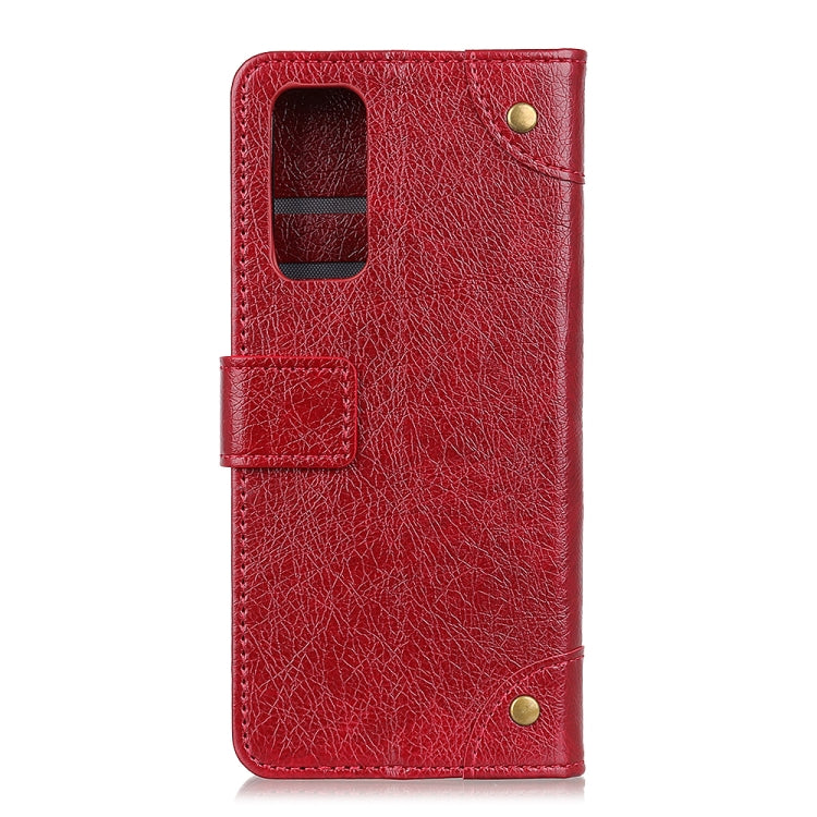 For OnePlus 9 Copper Buckle Nappa Texture Horizontal Flip Leather Case with Holder & Card Slots & Wallet