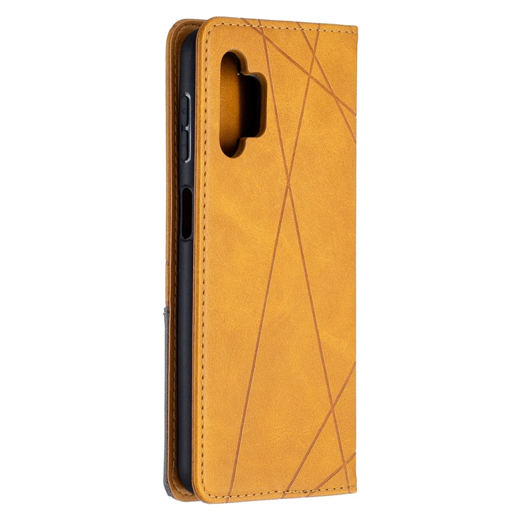 For Samsung Galaxy A32 5G Prismatic Invisible Magnetic Horizontal Flip Leather Case with Holder & Card Slots & Photo Frame