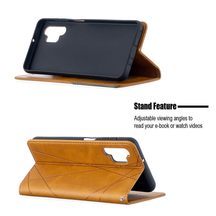 For Samsung Galaxy A32 5G Prismatic Invisible Magnetic Horizontal Flip Leather Case with Holder & Card Slots & Photo Frame