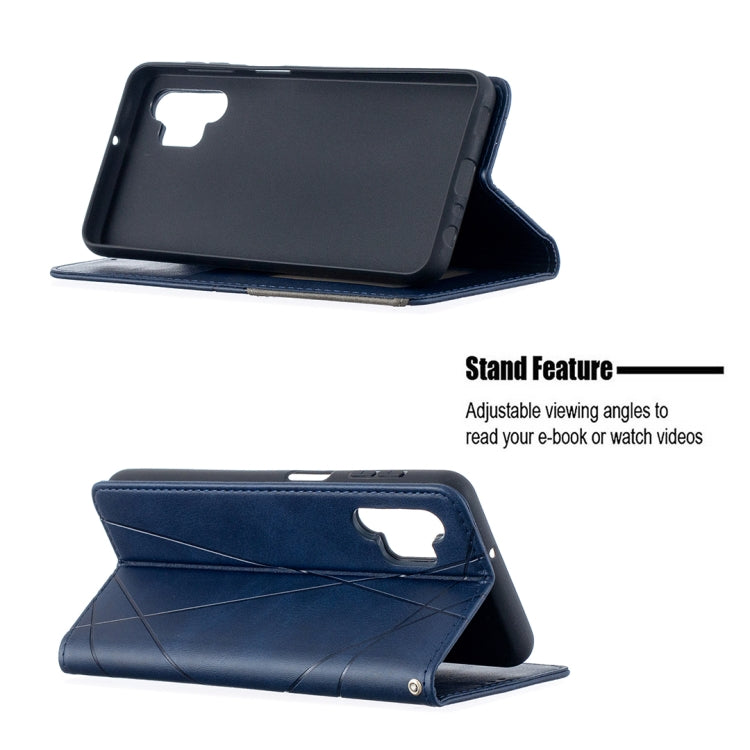 For Samsung Galaxy A32 5G Prismatic Invisible Magnetic Horizontal Flip Leather Case with Holder & Card Slots & Photo Frame