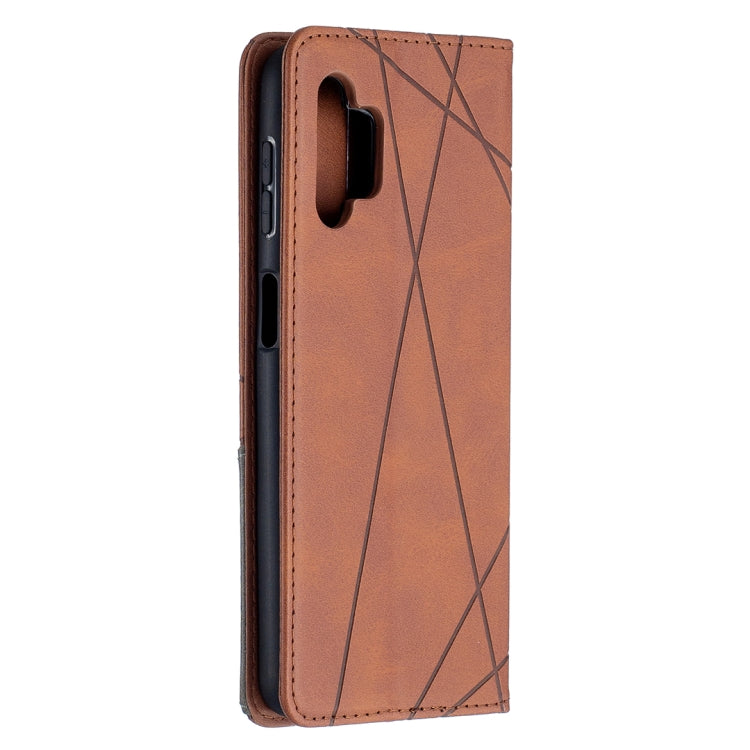 For Samsung Galaxy A32 5G Prismatic Invisible Magnetic Horizontal Flip Leather Case with Holder & Card Slots & Photo Frame