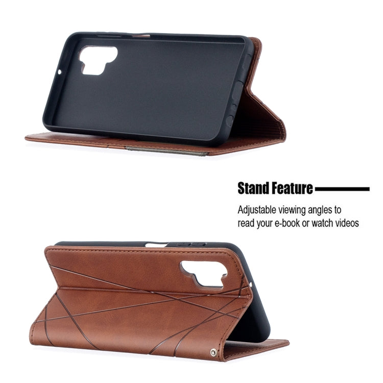 For Samsung Galaxy A32 5G Prismatic Invisible Magnetic Horizontal Flip Leather Case with Holder & Card Slots & Photo Frame