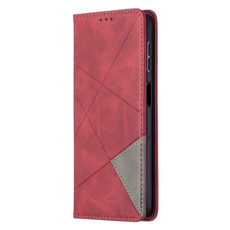 For Samsung Galaxy A32 5G Prismatic Invisible Magnetic Horizontal Flip Leather Case with Holder & Card Slots & Photo Frame