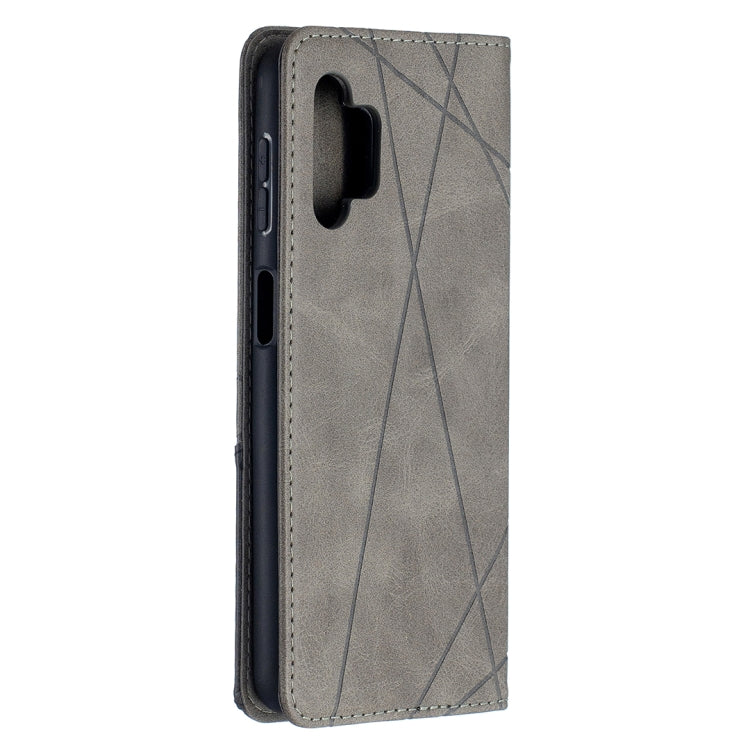 For Samsung Galaxy A32 5G Prismatic Invisible Magnetic Horizontal Flip Leather Case with Holder & Card Slots & Photo Frame