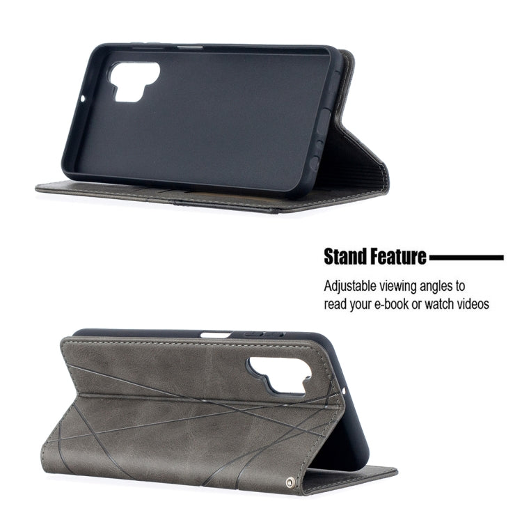 For Samsung Galaxy A32 5G Prismatic Invisible Magnetic Horizontal Flip Leather Case with Holder & Card Slots & Photo Frame